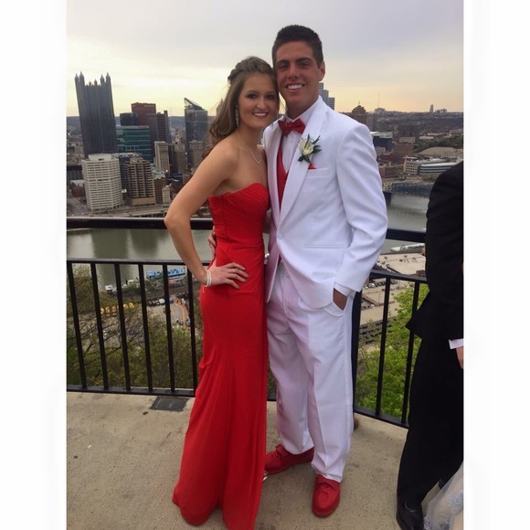 Red and sequin prom dress!!! - Picture 7 of 8